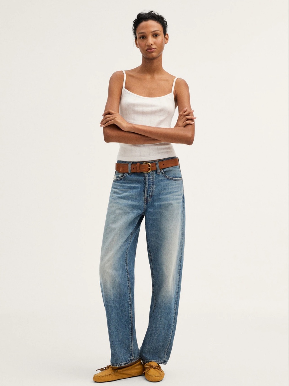 NWOT Madewell Women's The Barrel-Leg Jeans Solstice WashRigid Size 27 - Picture 4 of 15